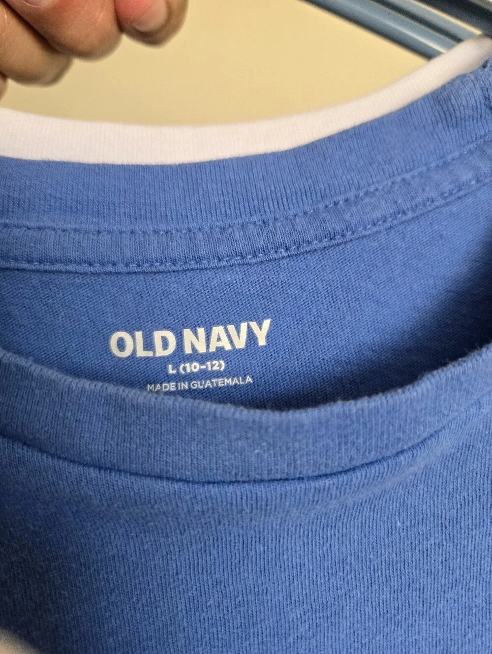 Old Navy Kids Graphic Tee Bundle - White, Blue, Navy & Green Tops